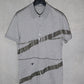 Dior Homme SS04 Coated Strip Polo Shirt