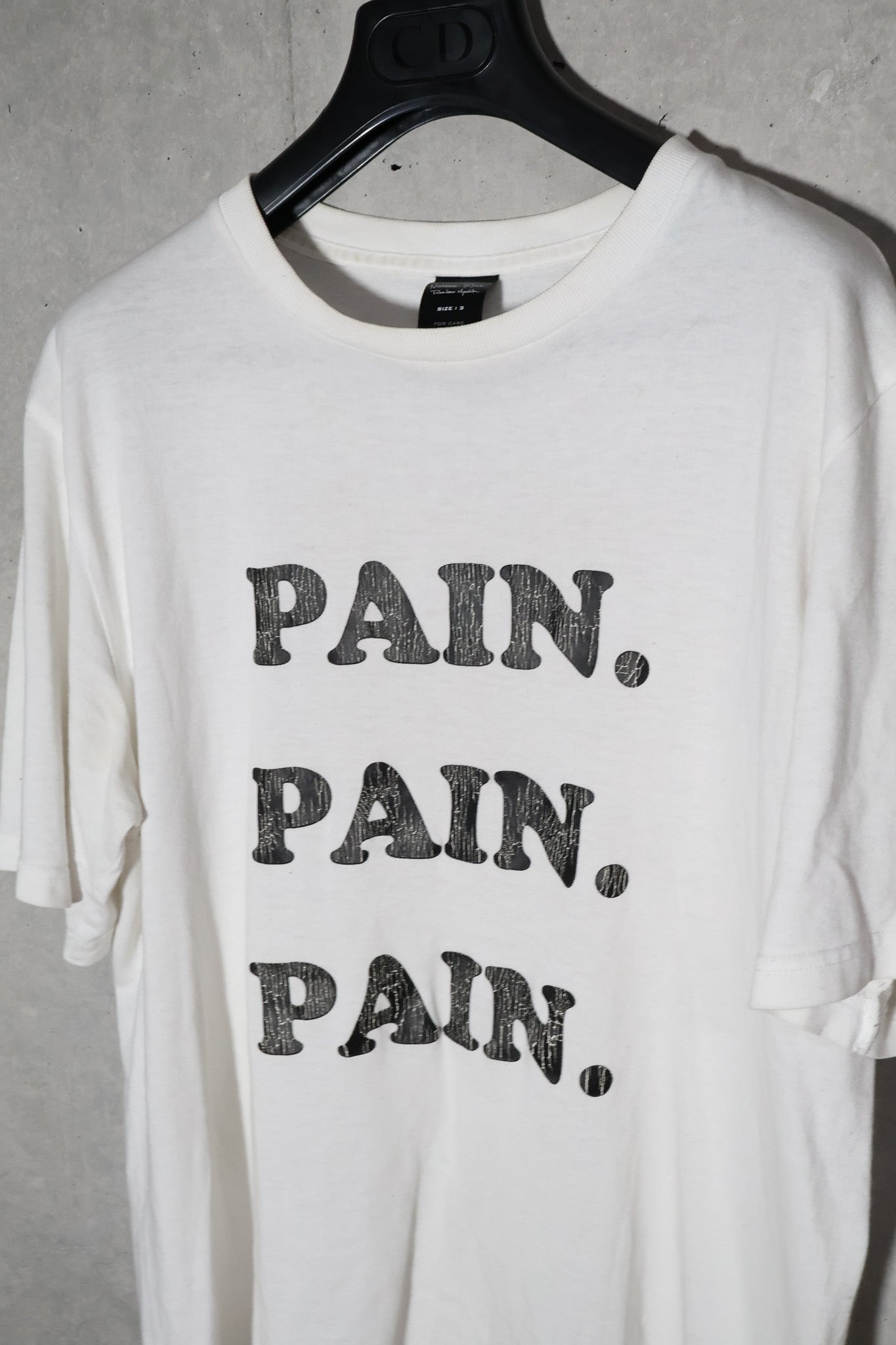 Number (N)ine AW03 Pain Pain Pain Tee