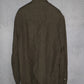 Balmain SS13 Khaki Military Raw Collar Button Up Shirt