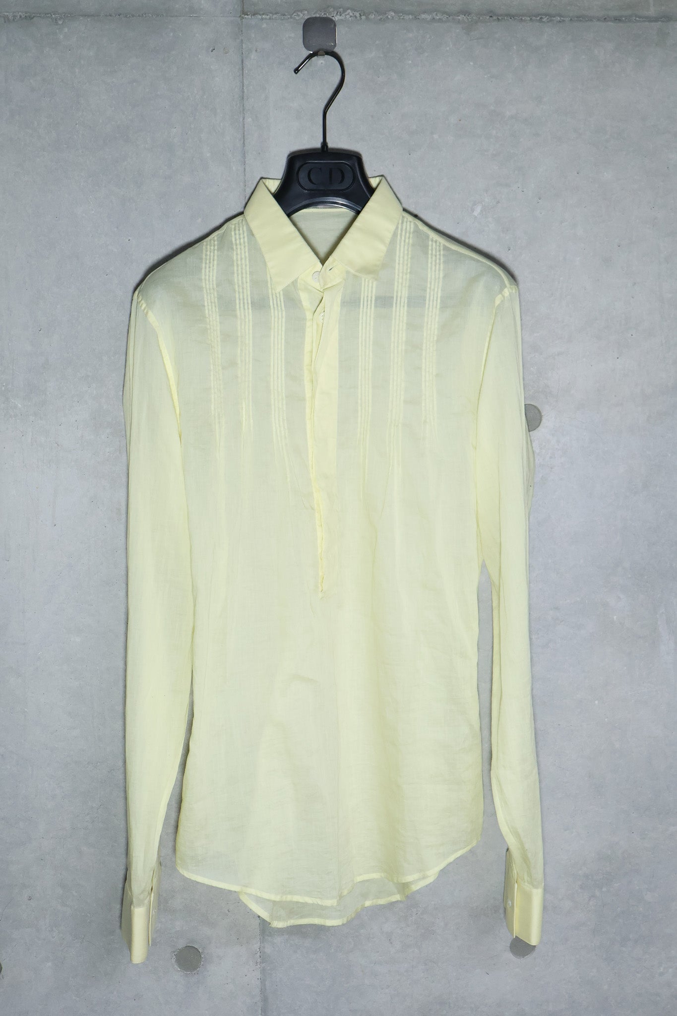 Dior Homme SS06 Semi Sheer Striped Button Up Shirt