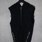Balmain SS15 Sleeveless Zip Up Hoodie