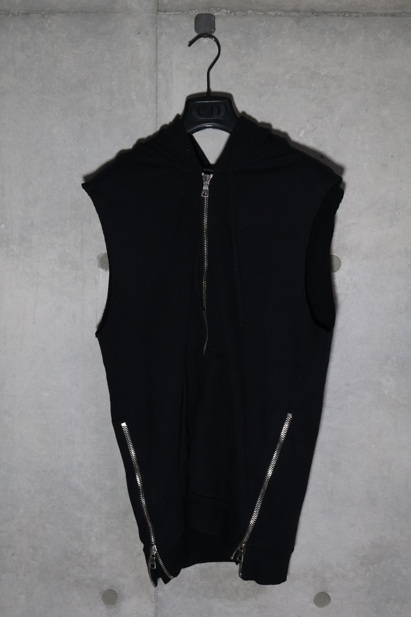 Balmain SS15 Sleeveless Zip Up Hoodie