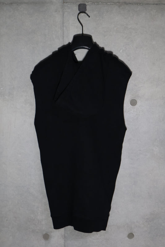Balmain SS15 Sleeveless Zip Up Hoodie