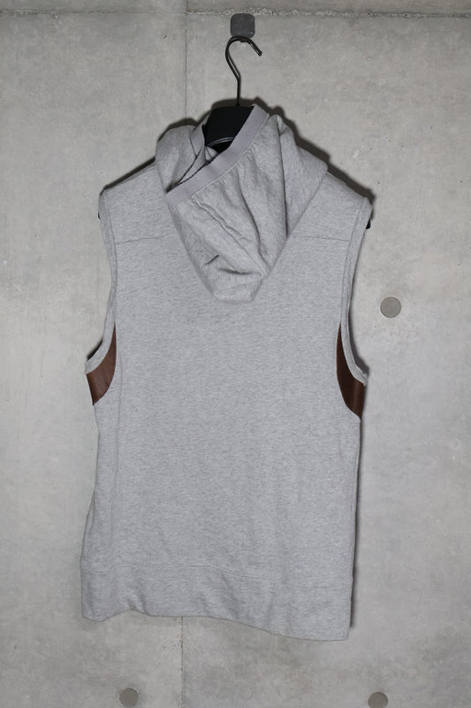 Dior Homme AW04 VOTC Sleeveless Masked Zip Up Hoodie