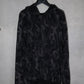 Number (N)ine AW04 Black Tribal Zip Up Hoodie