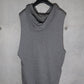 Balmain SS11 Sleeveless Tiger Emblem Zip Hoodie