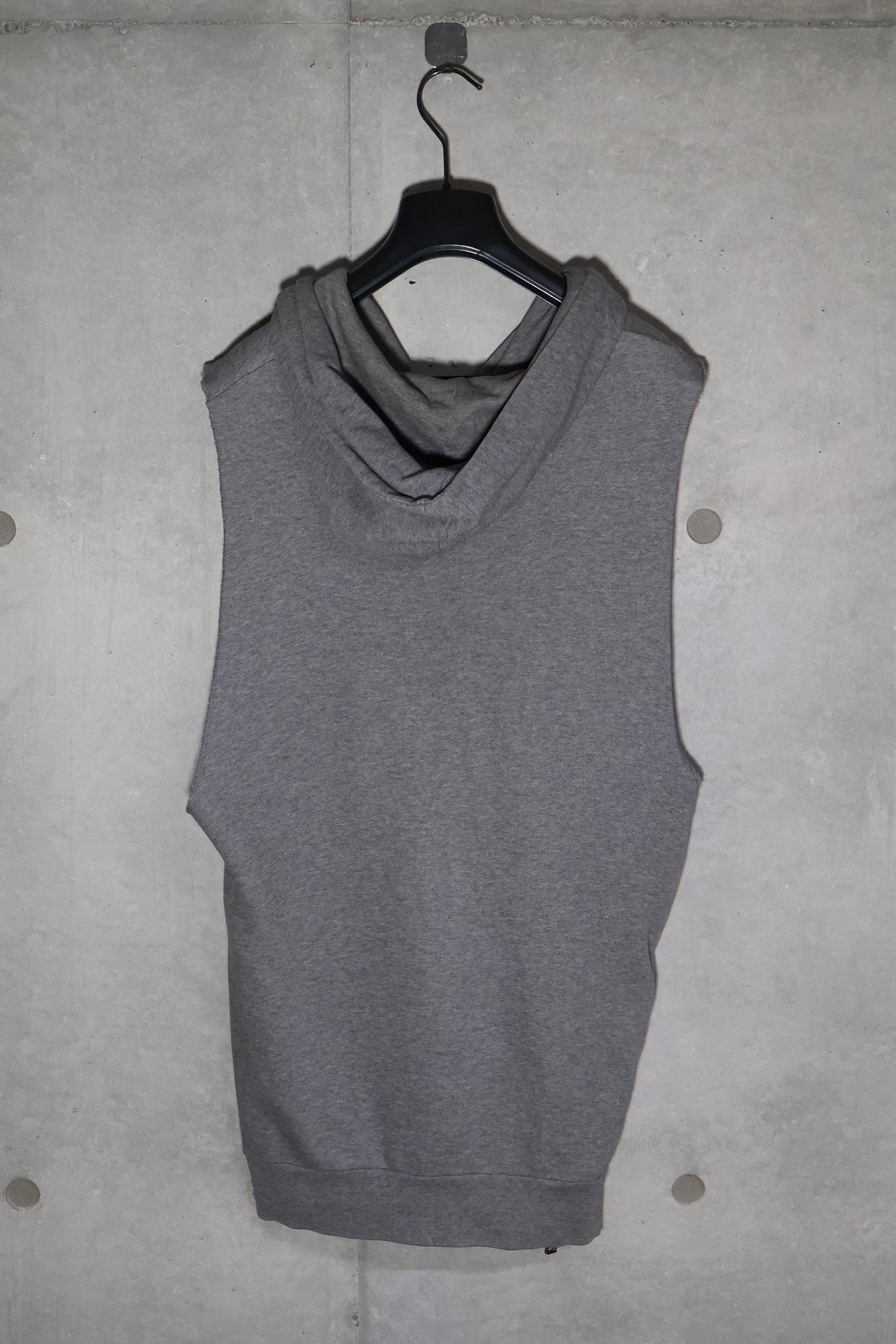 Balmain SS11 Sleeveless Tiger Emblem Zip Hoodie