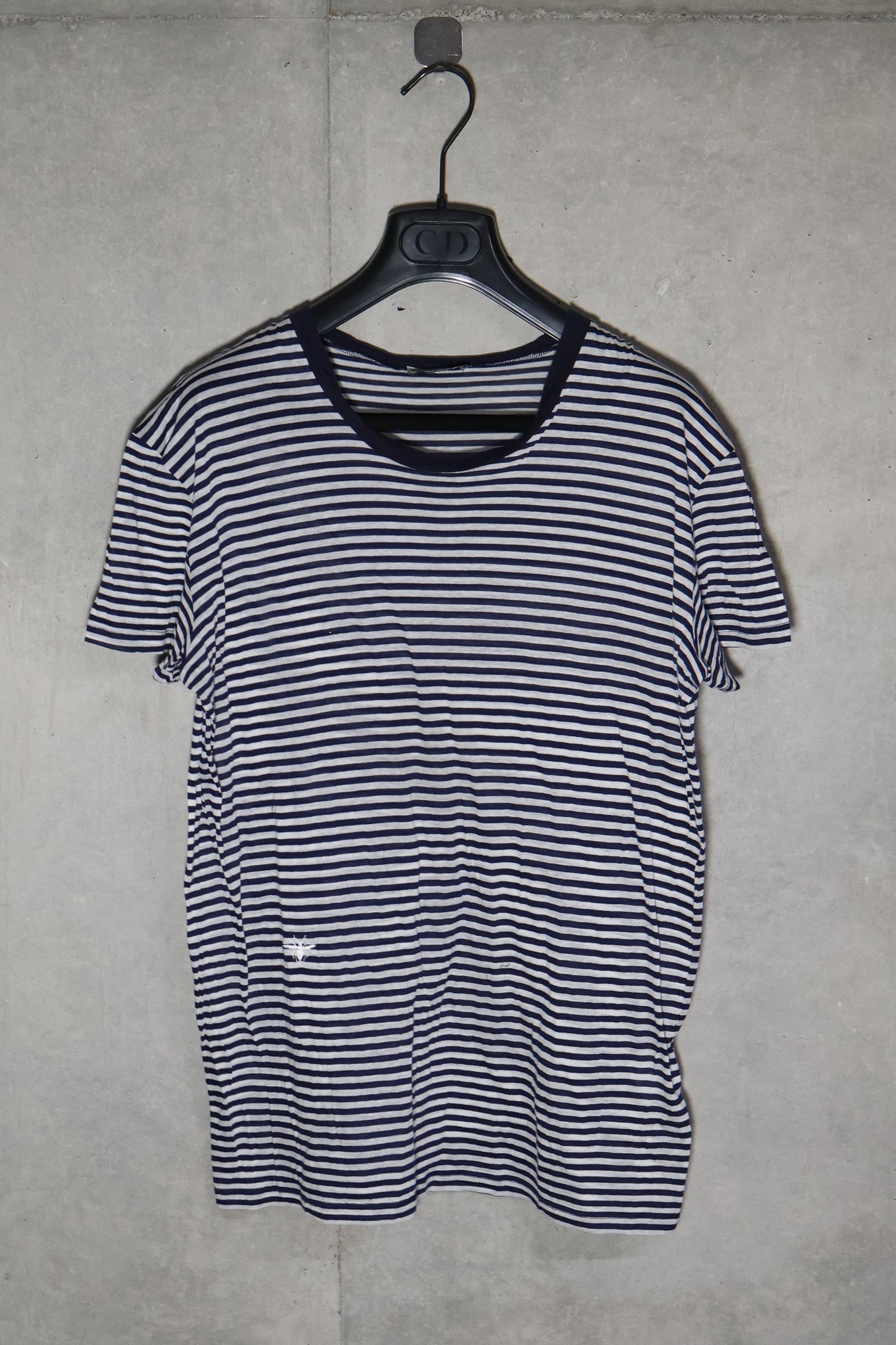 Dior Homme SS09 Striped Bee Embroidered Tee