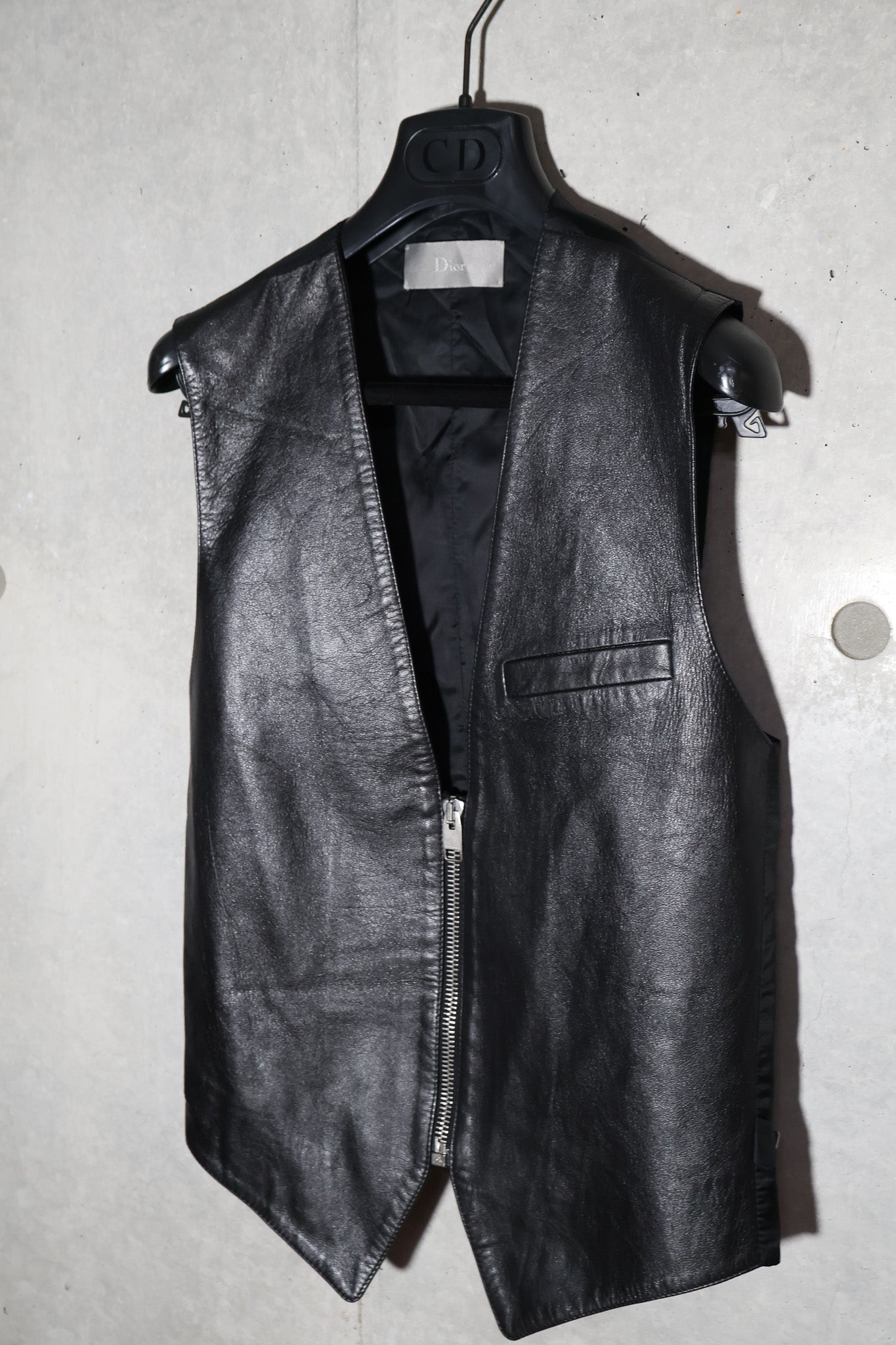 Dior Homme AW07 Runway Leather Vest