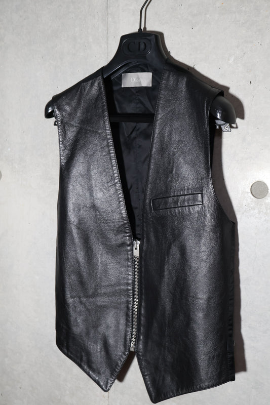Dior Homme AW07 Runway Leather Vest