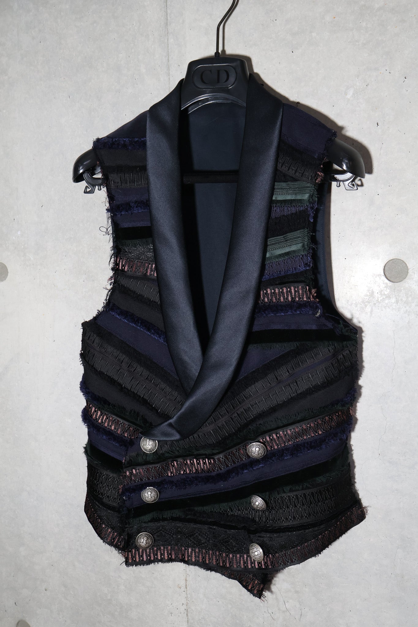 Balmain AW13 Raw Sleeveless Napoleon Vest
