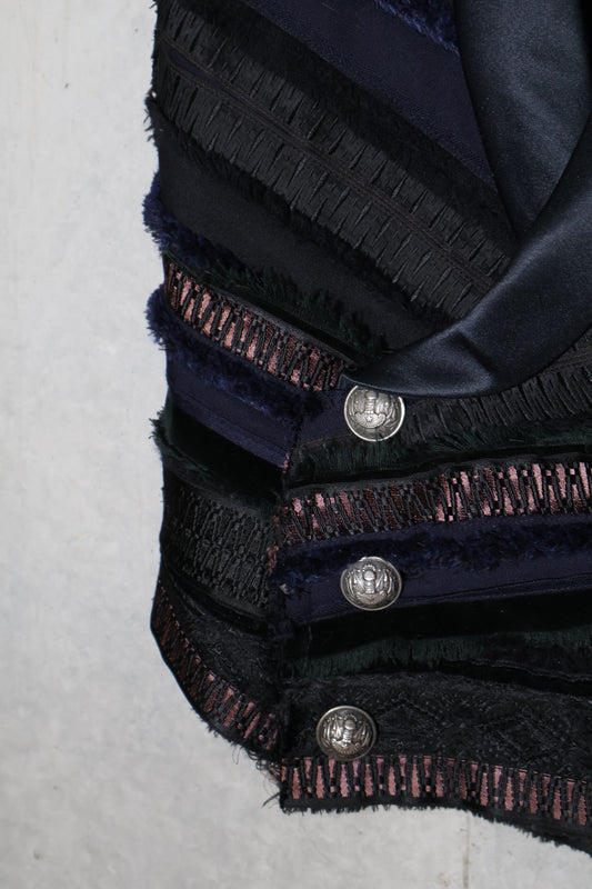 Balmain AW13 Raw Sleeveless Napoleon Vest