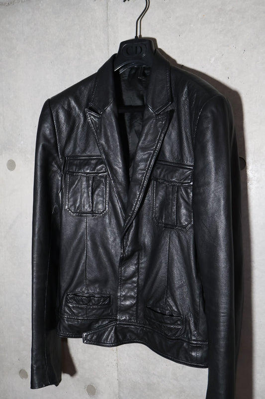 Dior Homme SS05 Runway Leather Jacket