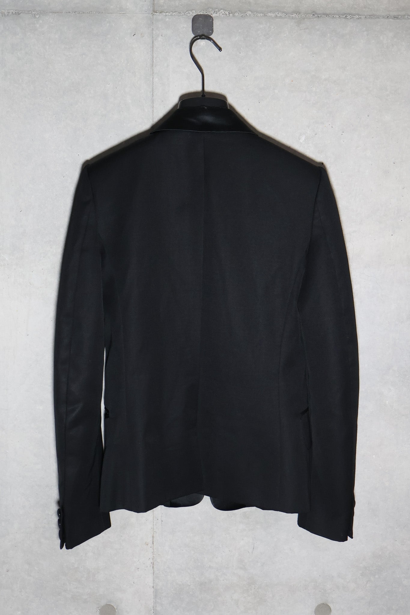 Balmain AW08 Satin Lapel Shawl Blazer