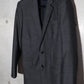 Saint Laurent AW13 2B Gray Hatched Blazer