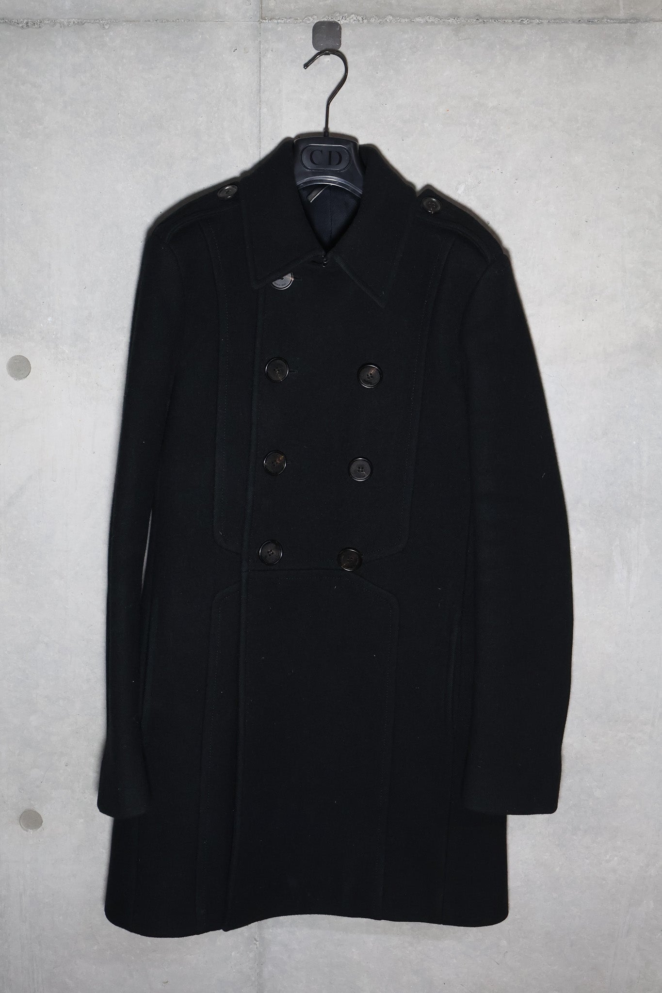 Dior Homme AW07 Geometric Military Peacoat