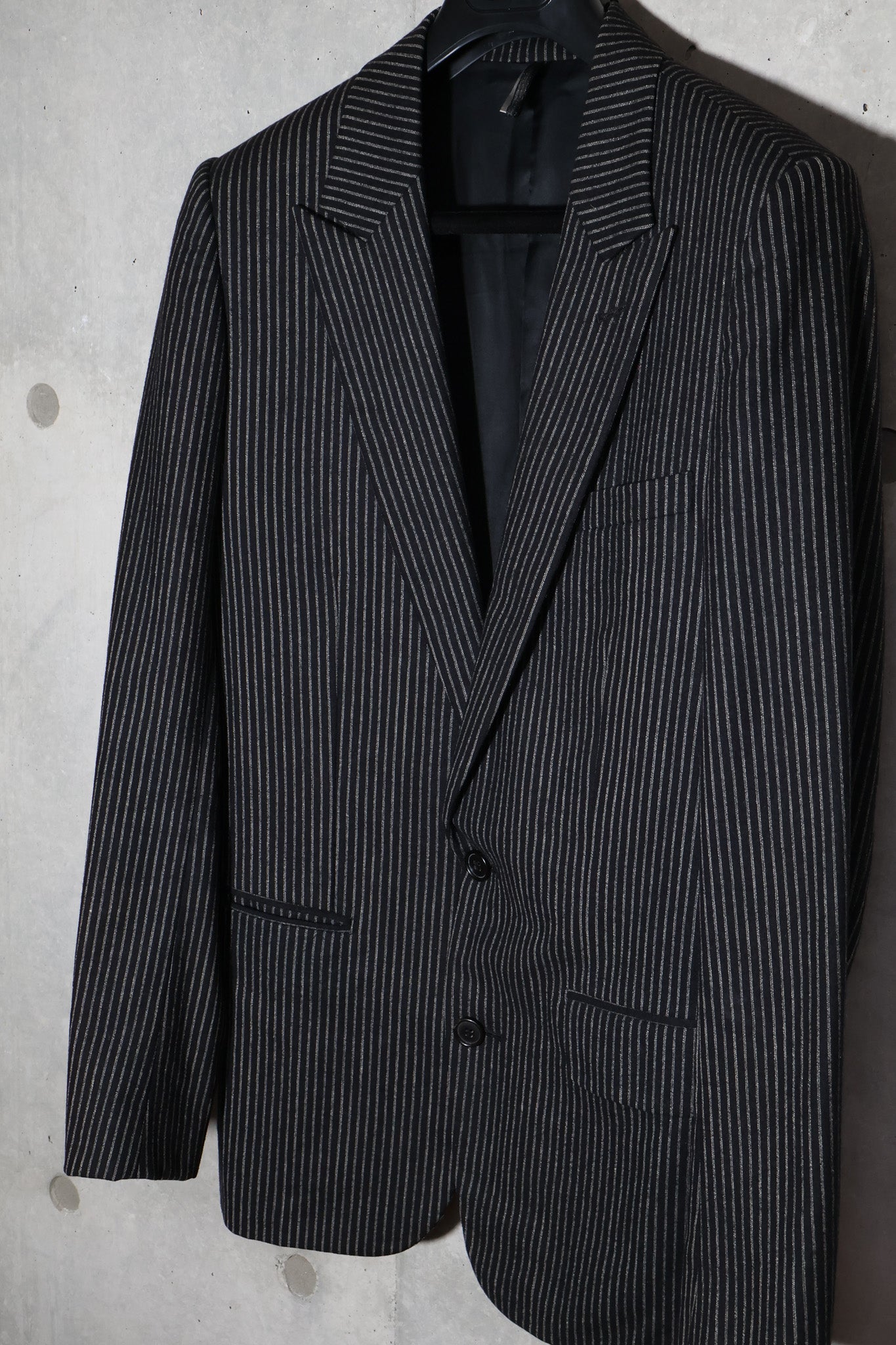 Dior Homme AW05 2B Chalk Pinstripe Blazer