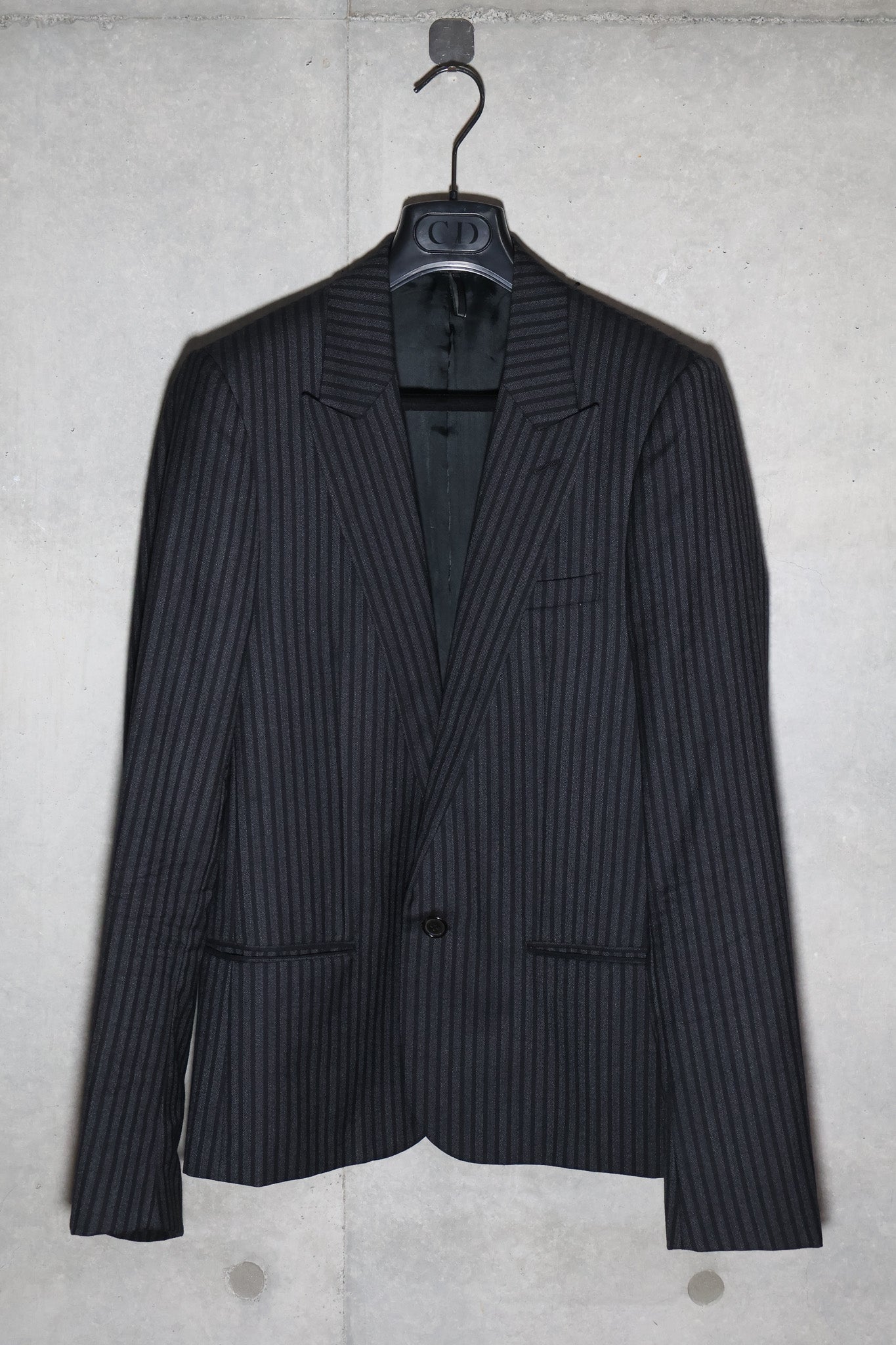 Dior Homme AW05 Cashmere Pinstripe Blazer