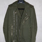 Balmain AW14 Khaki Military Perfecto Jacket