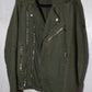 Balmain AW14 Khaki Military Perfecto Jacket