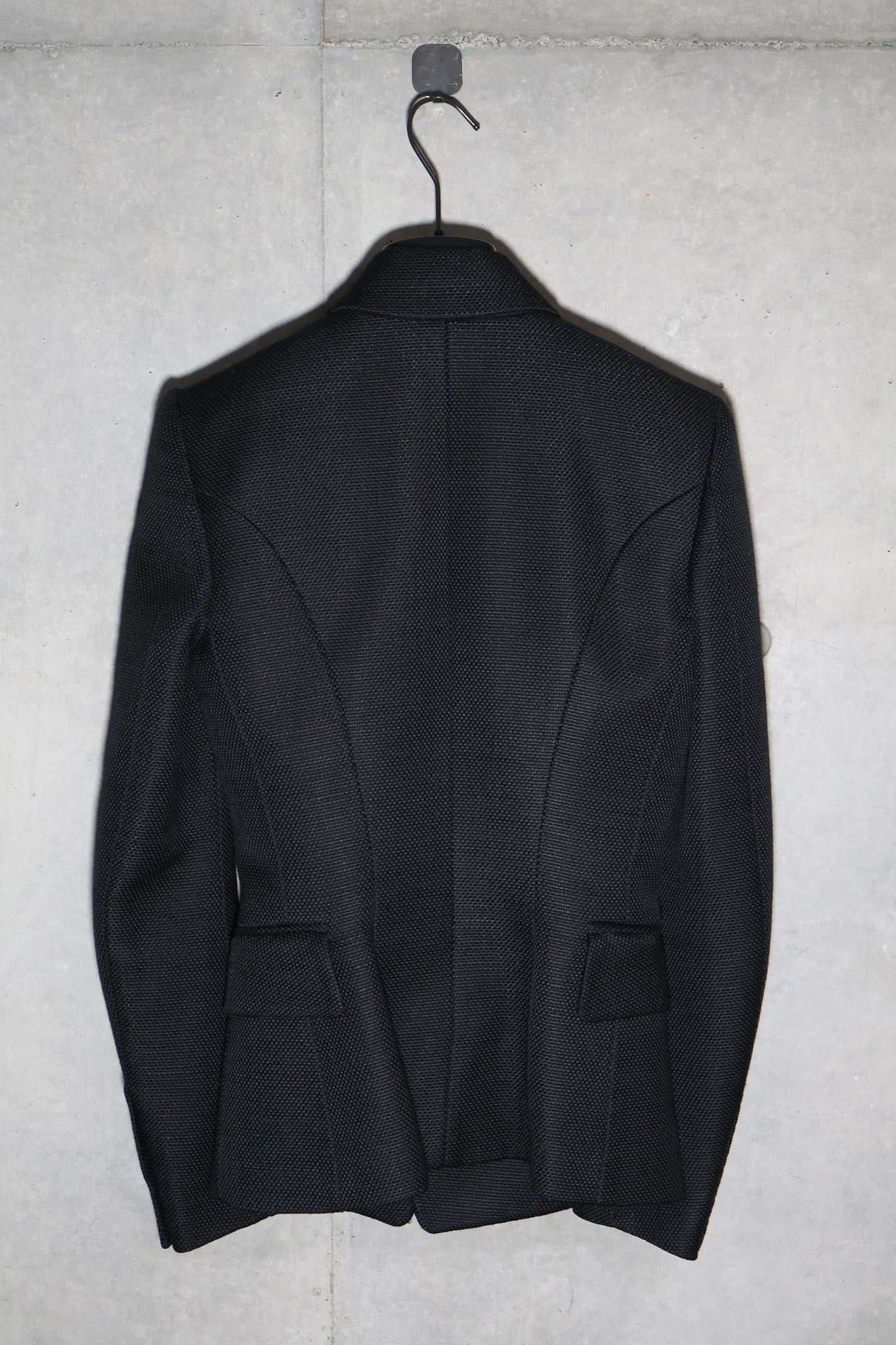 Balmain AW14 Peak Lapel Peacoat