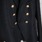 Balmain AW14 Peak Lapel Peacoat