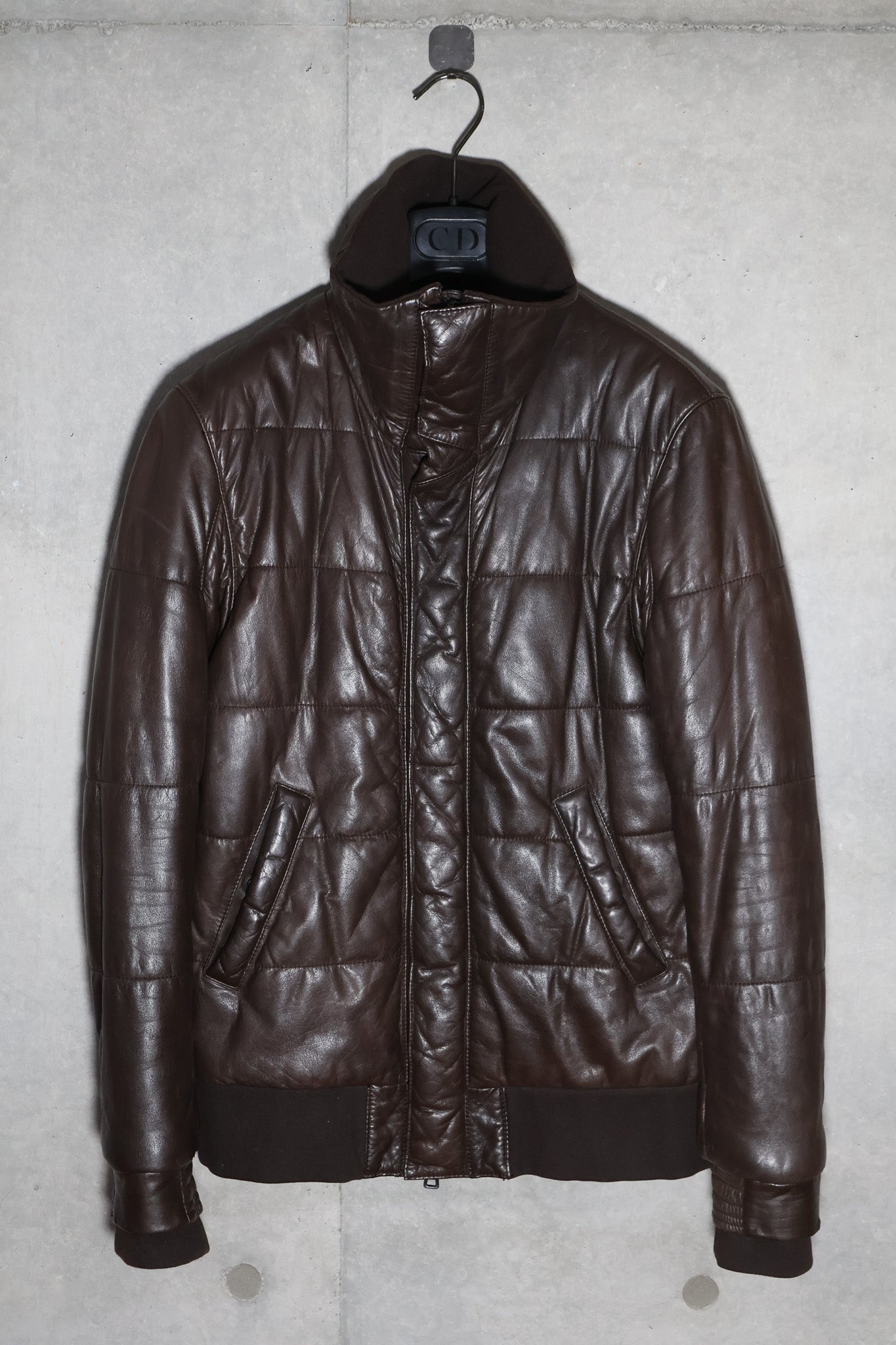 Balmain Homme AW11 Campaign Quilted Leather Jacket