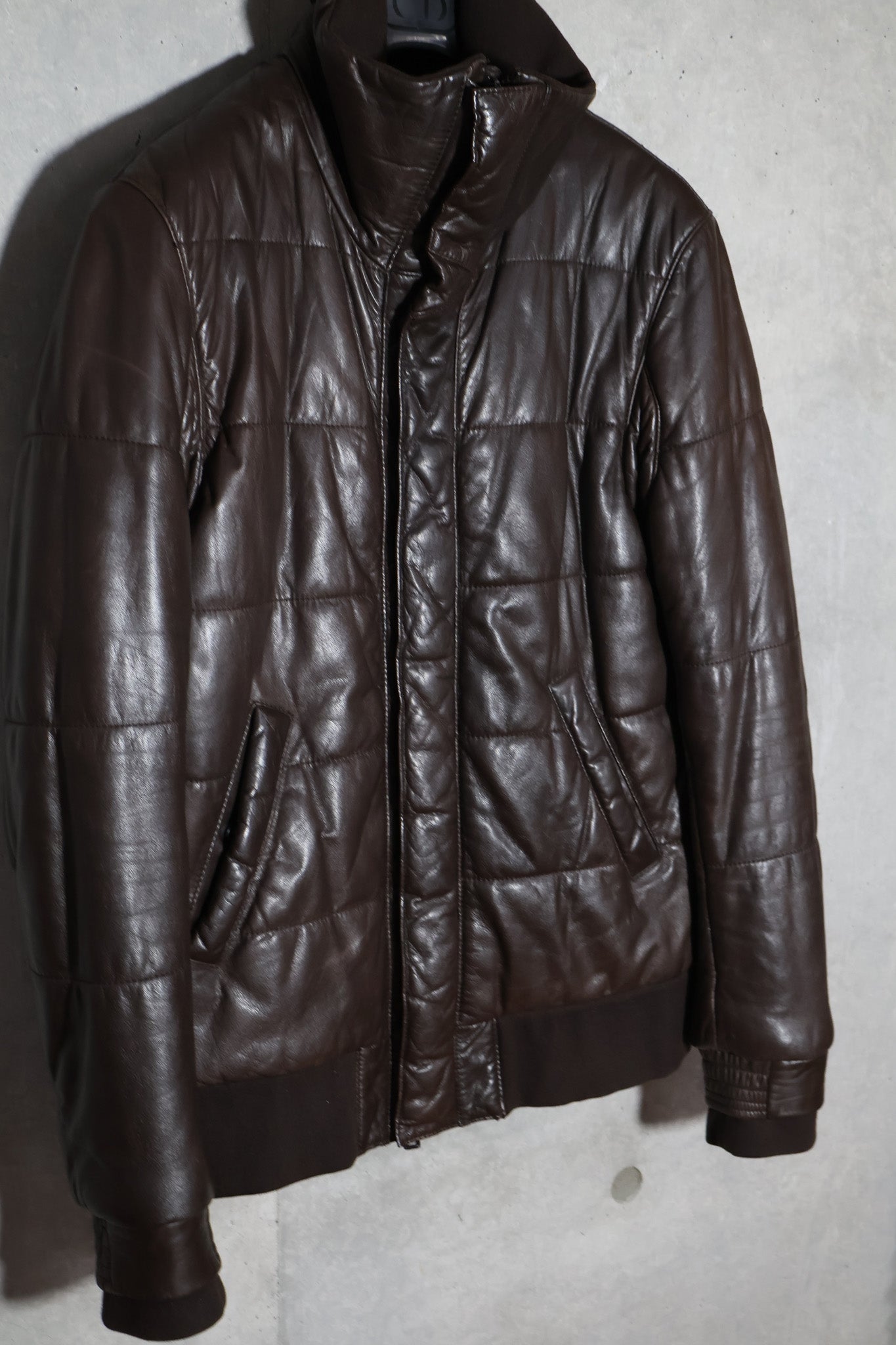 Balmain Homme AW11 Campaign Quilted Leather Jacket