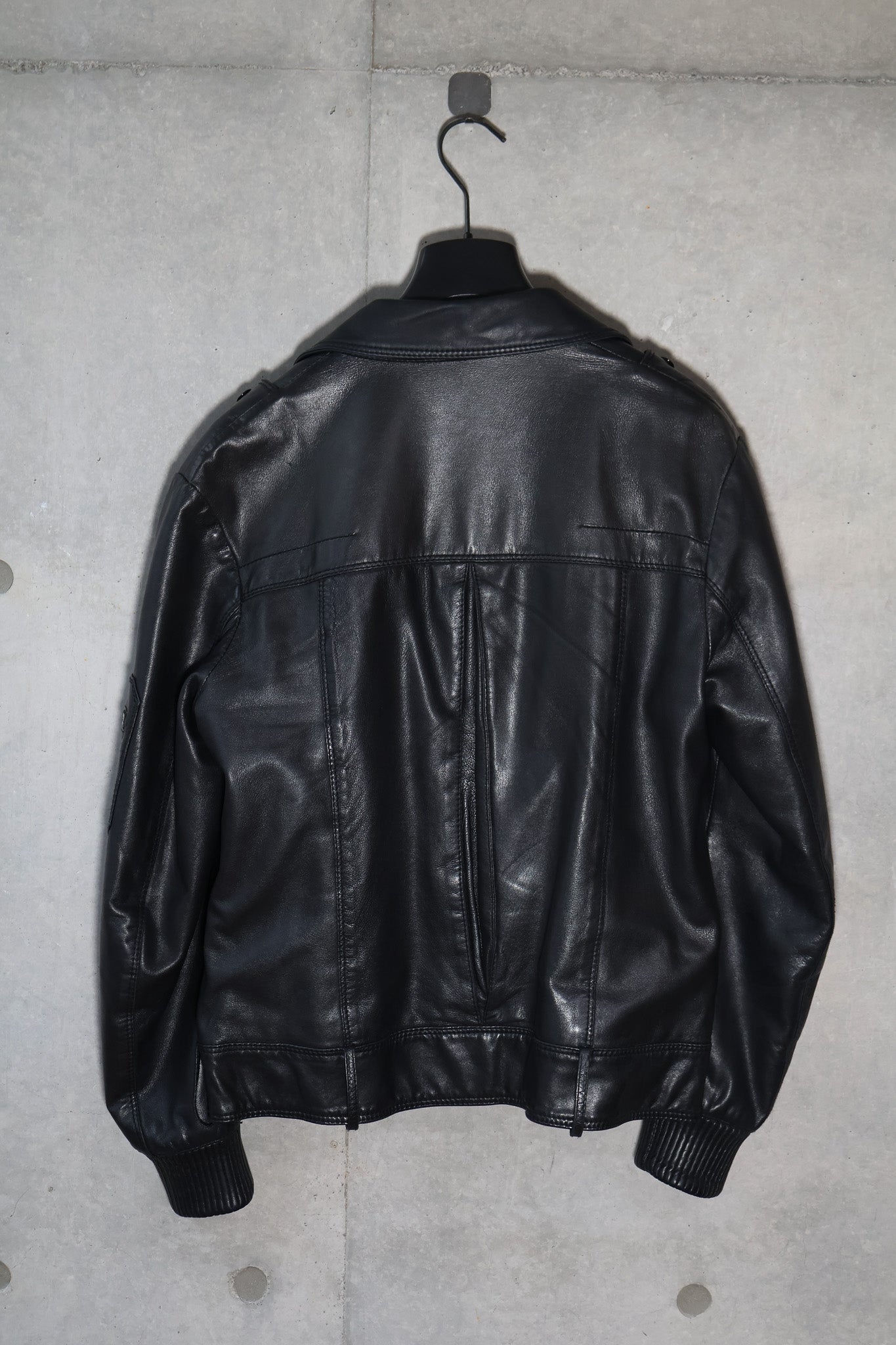 Dior Homme AW05 Runway Leather Perfecto “Knight” Jacket