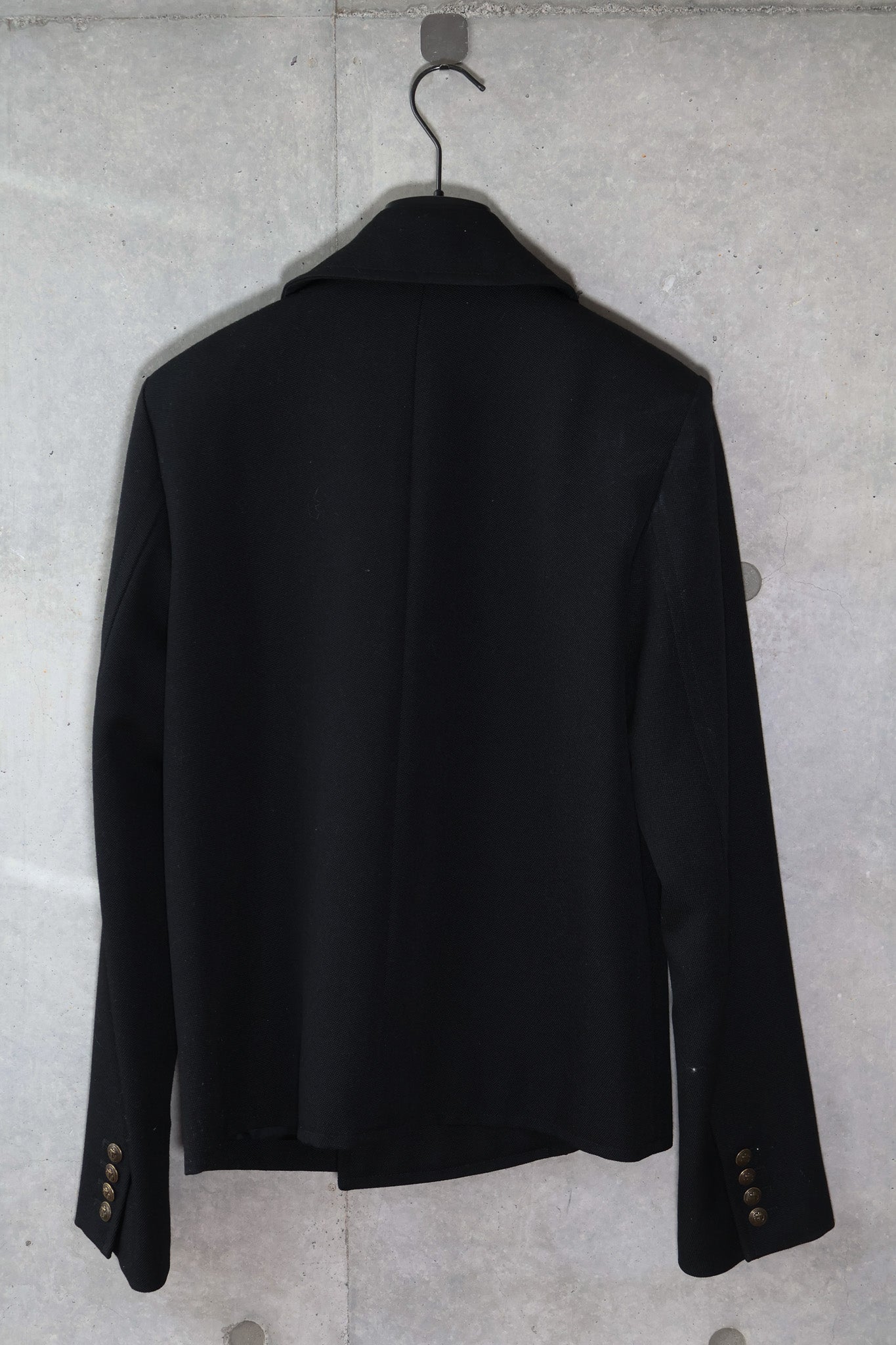Saint Laruent AW13 Cropped Wool Peacoat