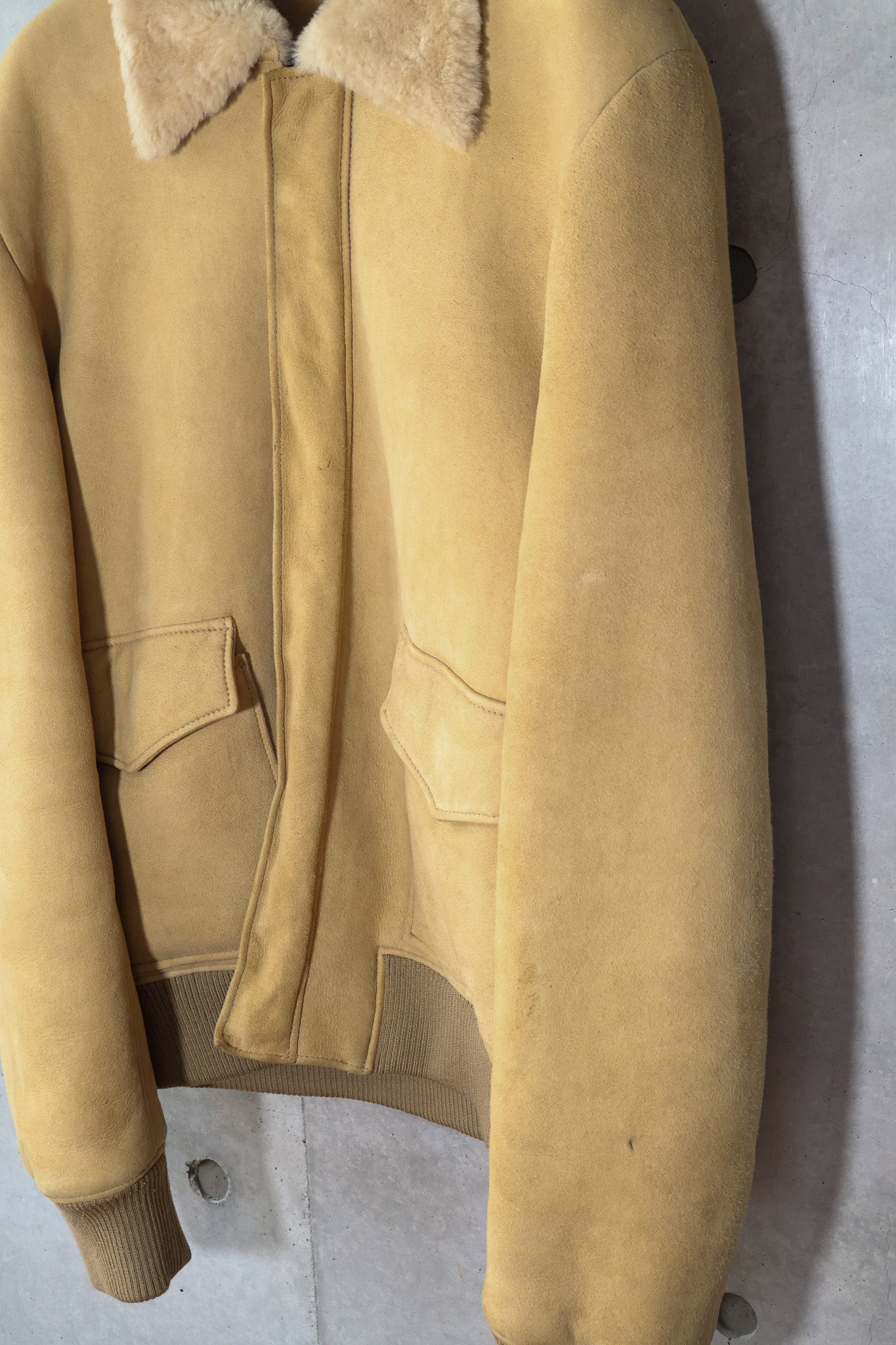 Dior Homme AW04 Runway Mouton Aviator Jacket