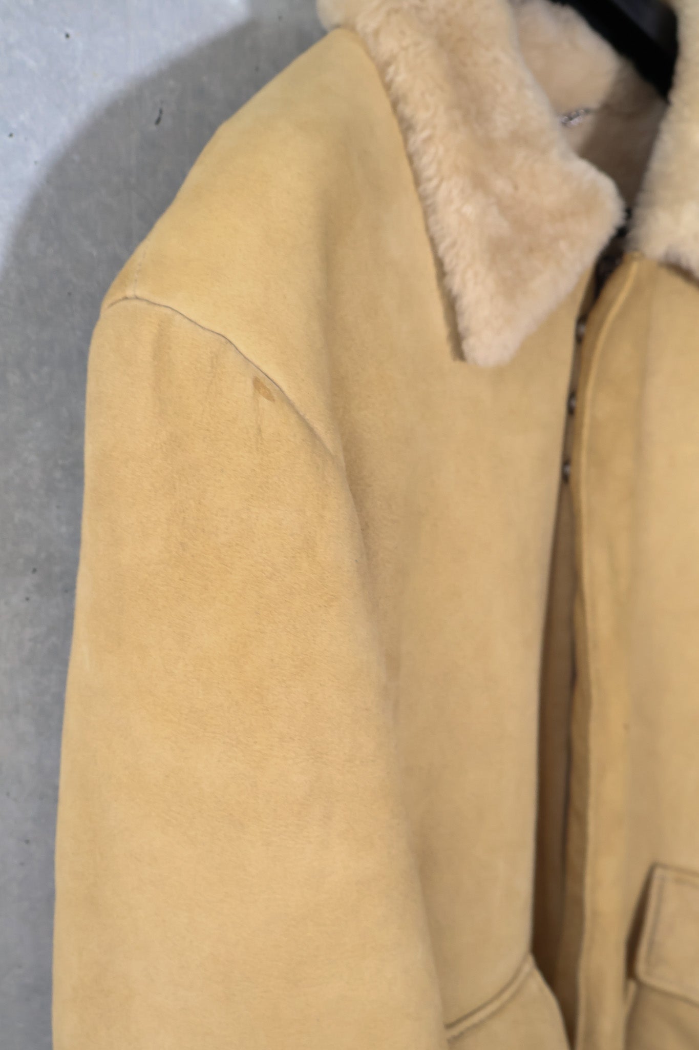 Dior Homme AW04 Runway Mouton Aviator Jacket
