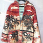 Saint Laurent SS16 Surf Sound Palm Tree Knit Poncho