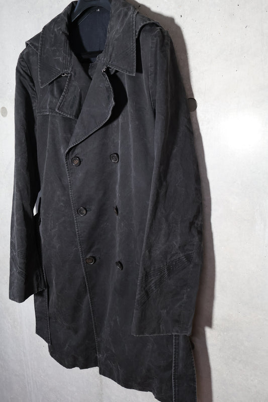 Dior Homme AW03 Luster Trench Coat