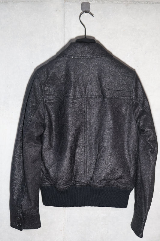 Dior Homme AW06 Blistered 4 Pocket Leather Jacket