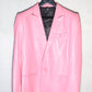 Dior Homme SS05 Runway Pink Leather 1B Blazer