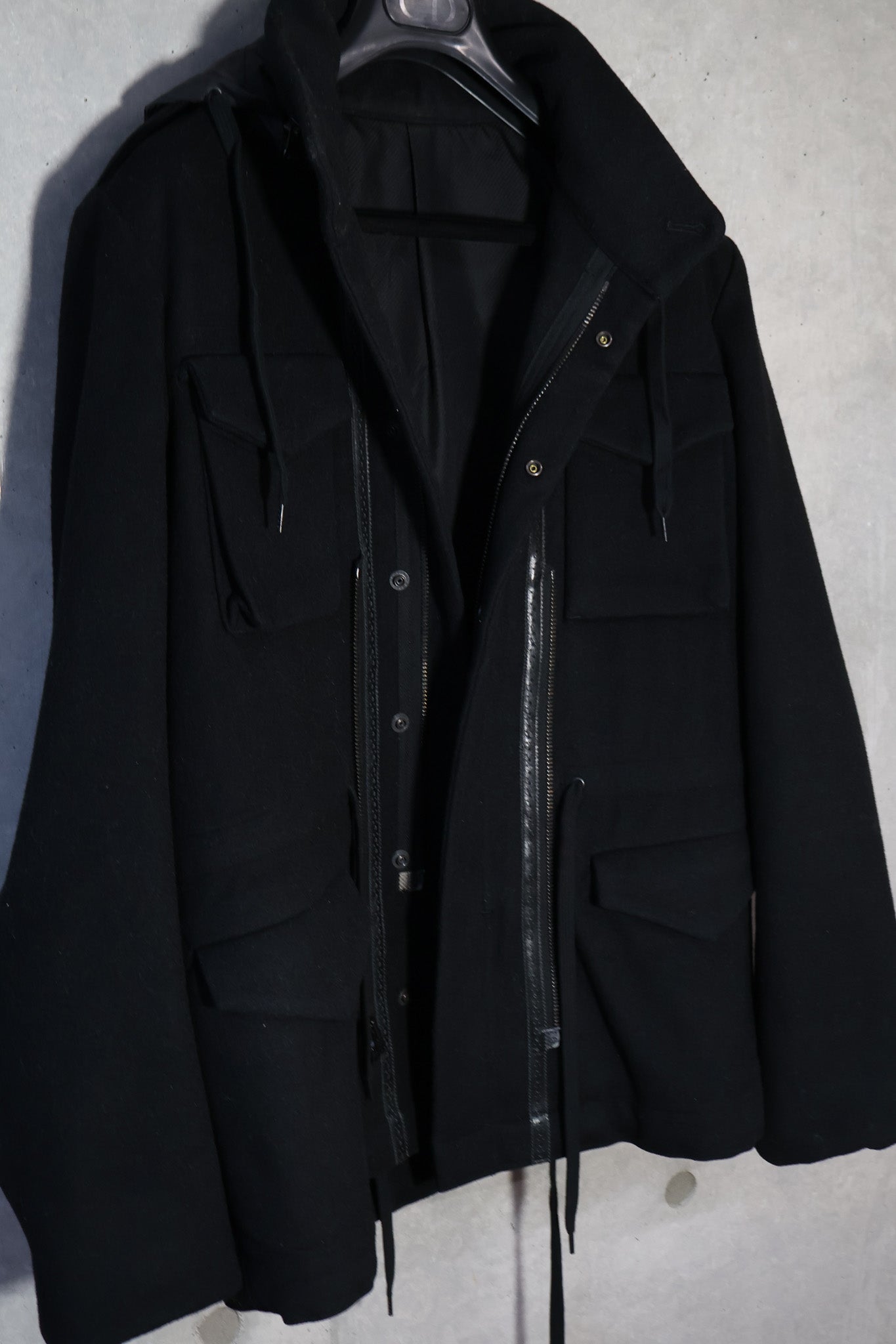 Number (N)ine AW06 Noir Hybrid Military Hooded Jacket