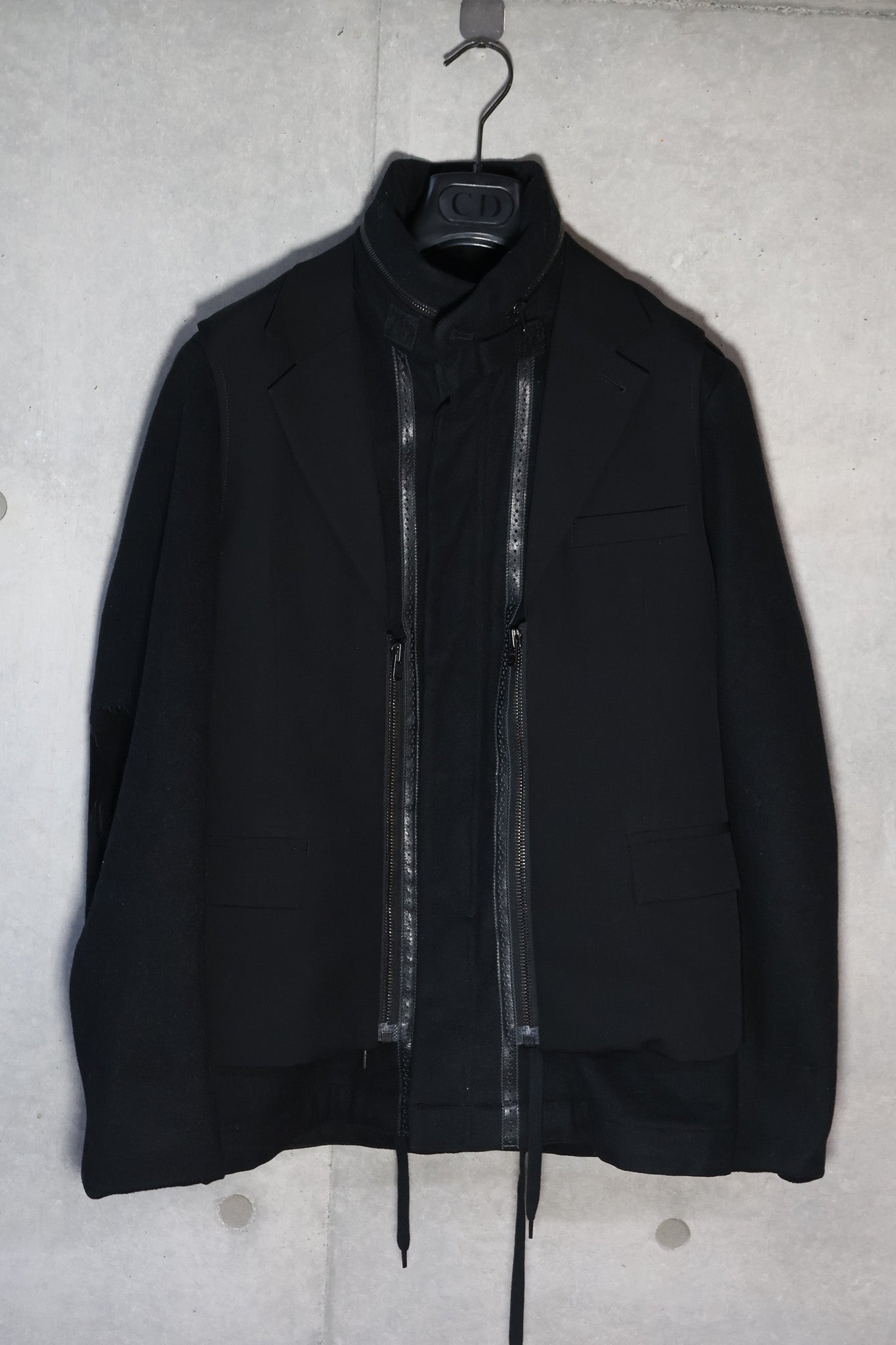 Number (N)ine AW06 Noir Hybrid Military Hooded Jacket