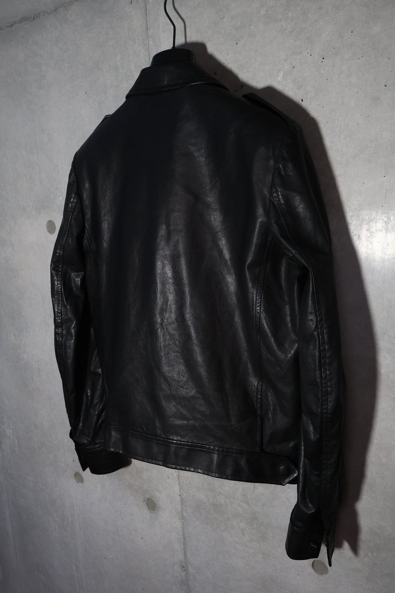 Balmain SS11 Campaign Eagle Pin Leather Jacket