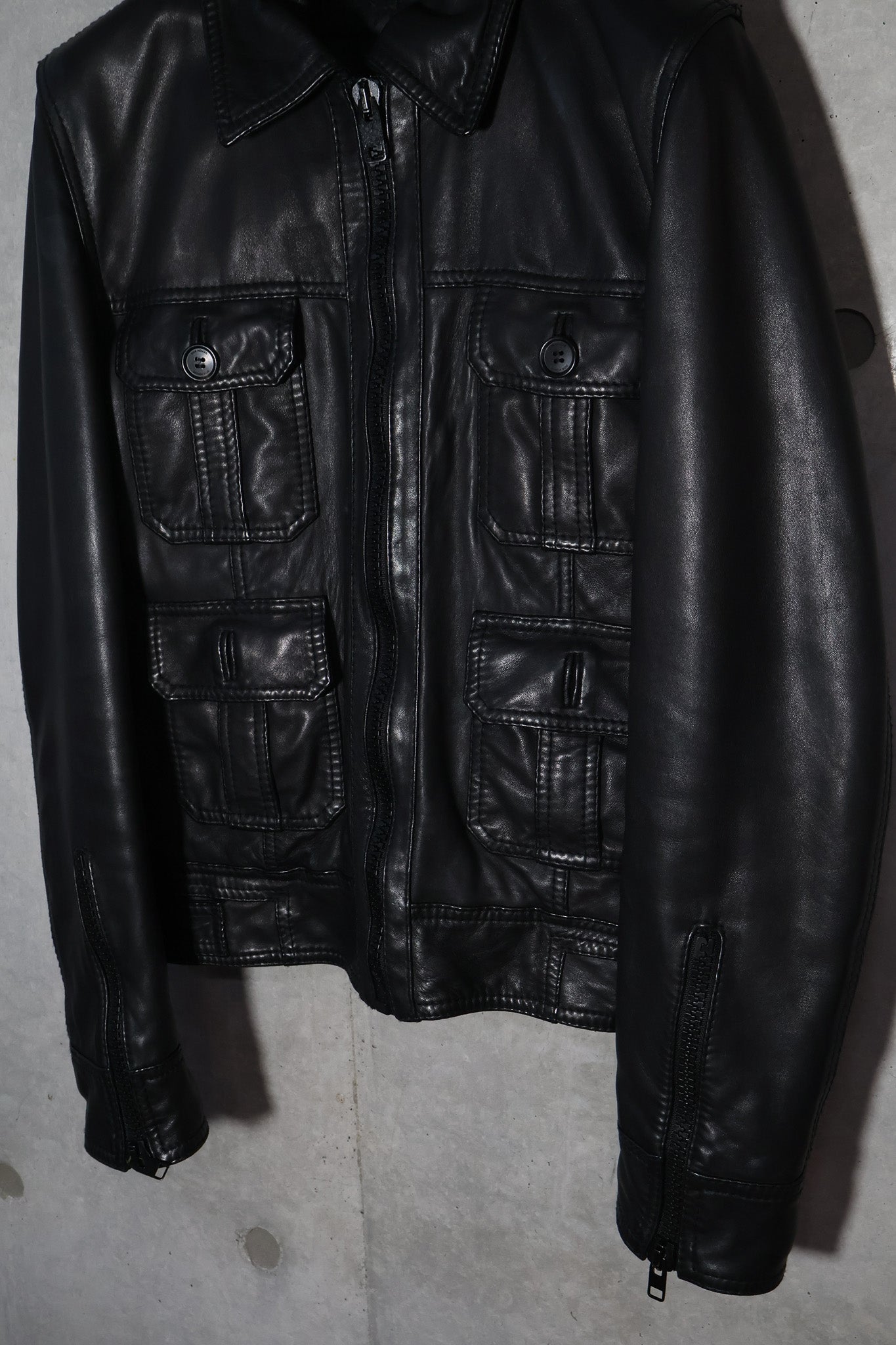 Dior Homme AW07 4 Pocket Leather Jacket