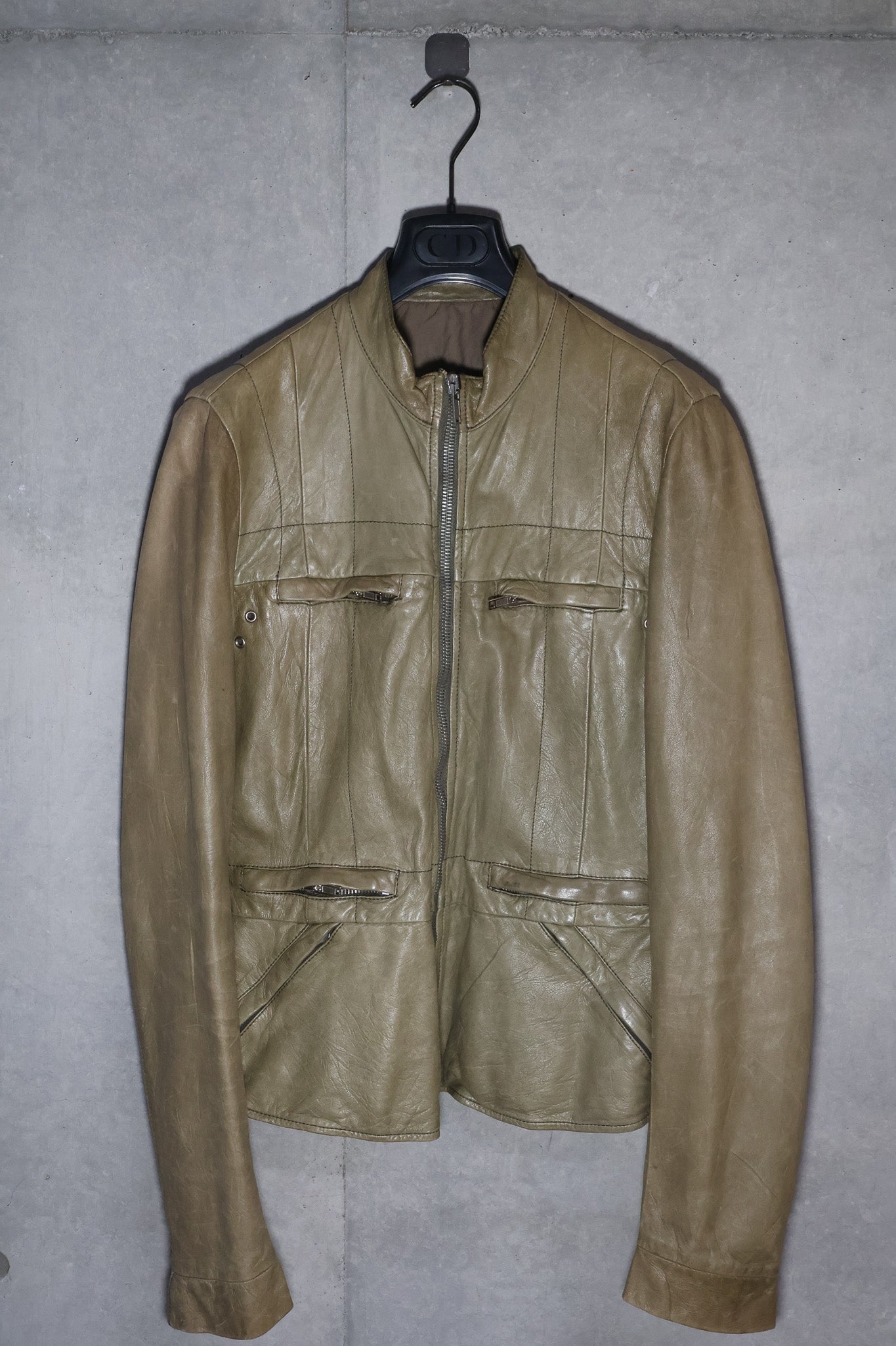 Rick Owens SS04 Runway Leather Jacket
