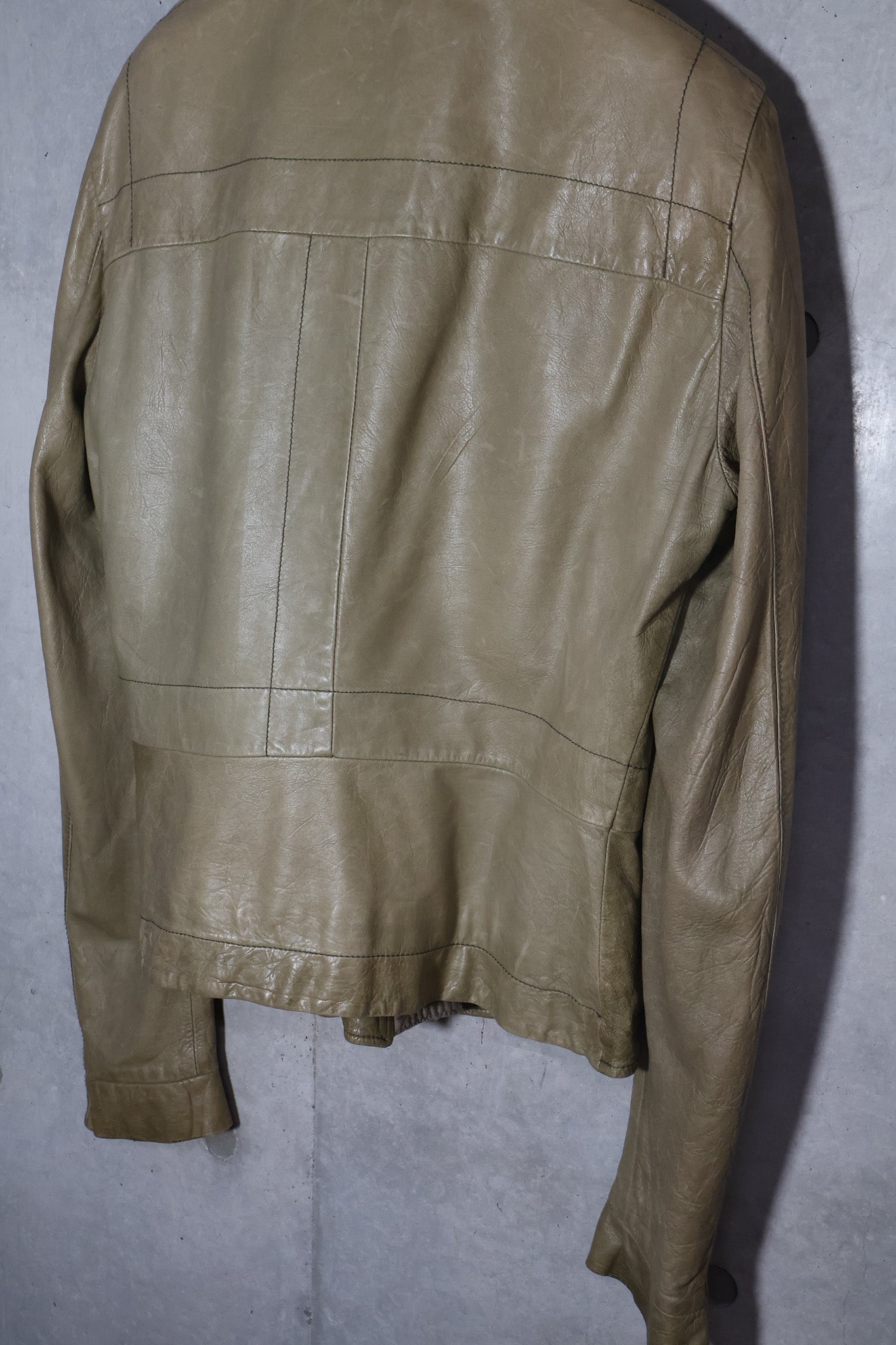 Rick Owens SS04 Runway Leather Jacket