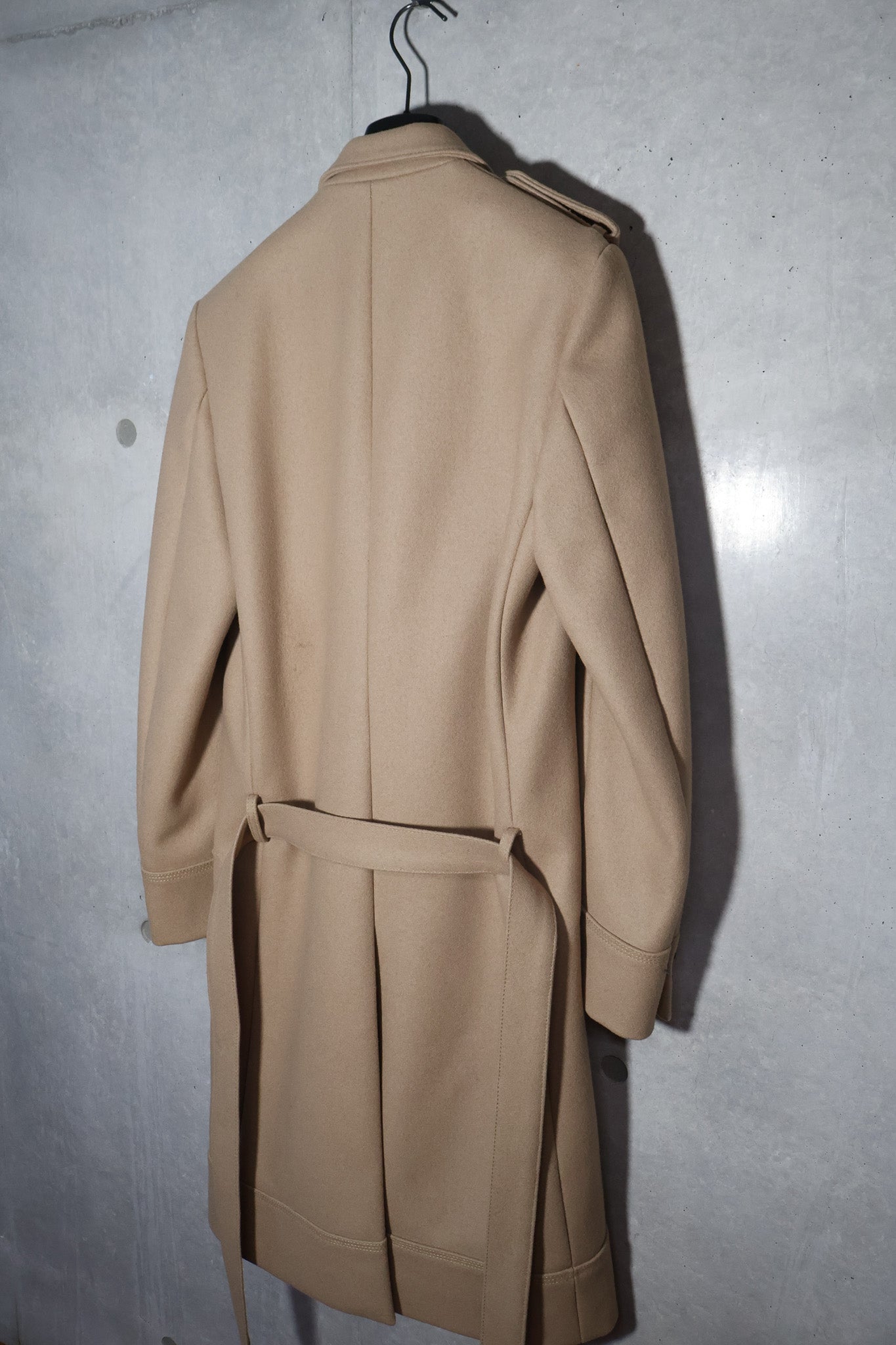 Dior Homme AW04 VOTC Runway Belted Wool Coat