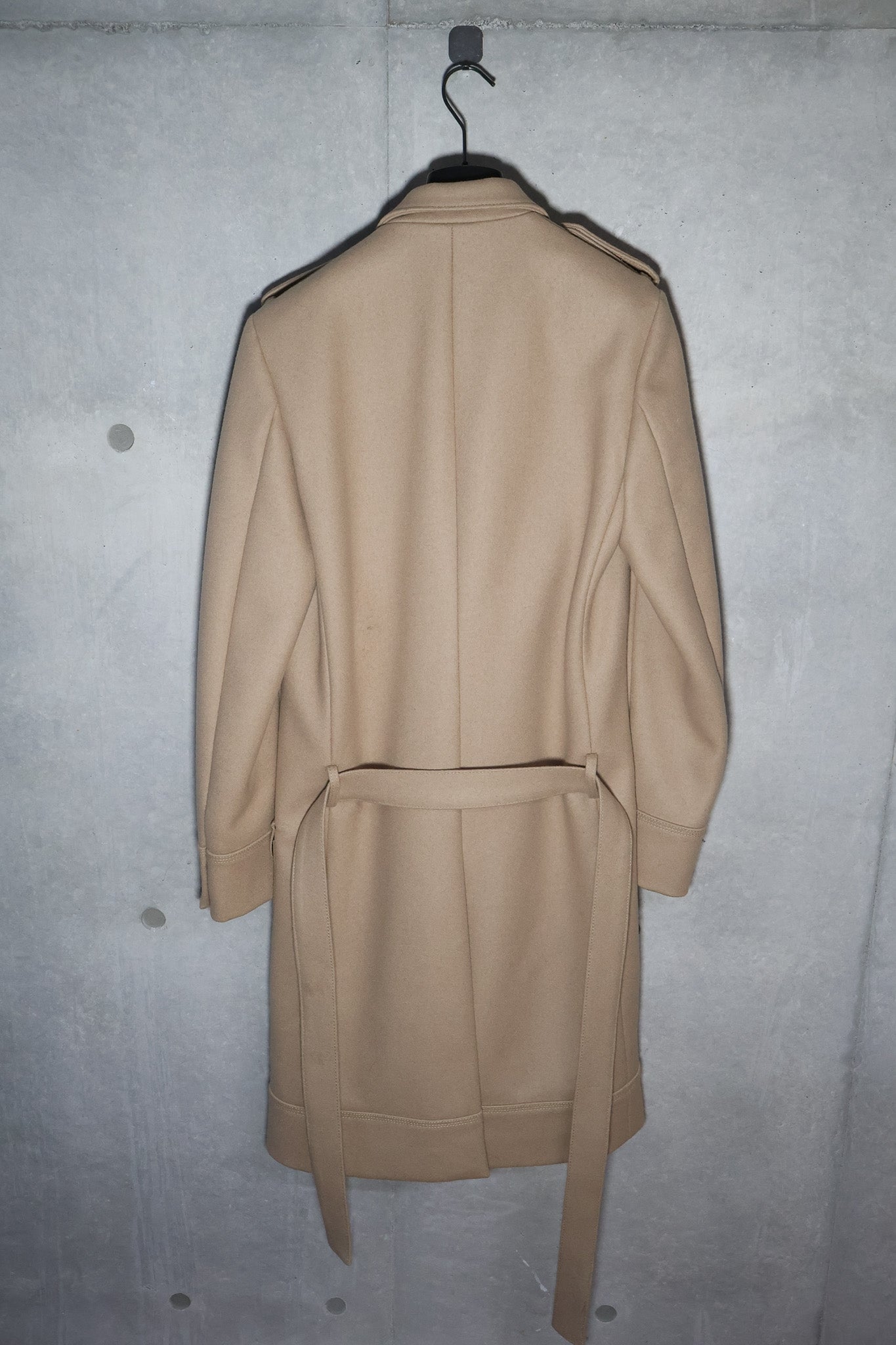 Dior Homme AW04 VOTC Runway Belted Wool Coat