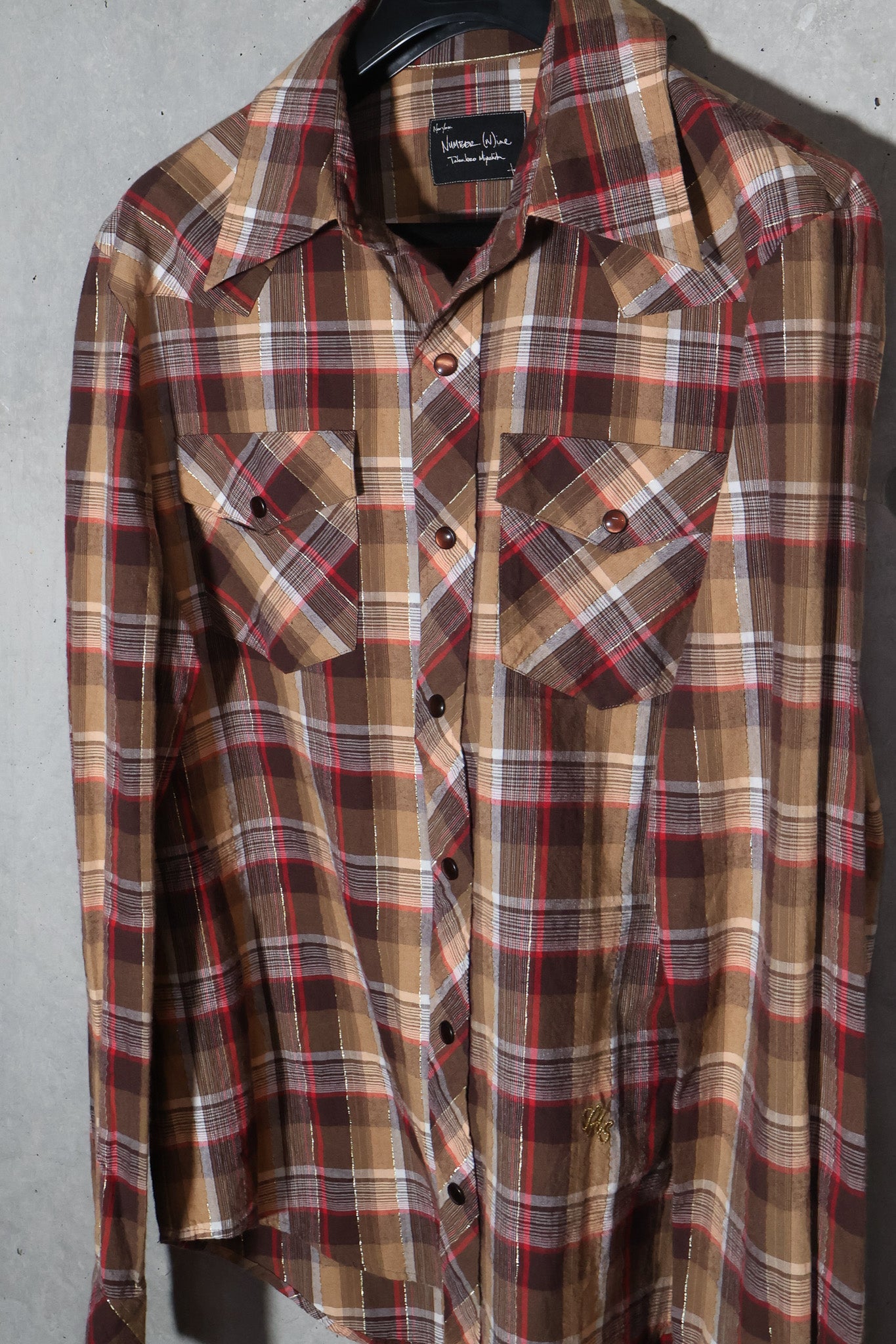 Number (N)ine THS AW05 Glitter Flannel