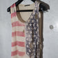 Balmain SS11 Burnished American Flag Pin Tank