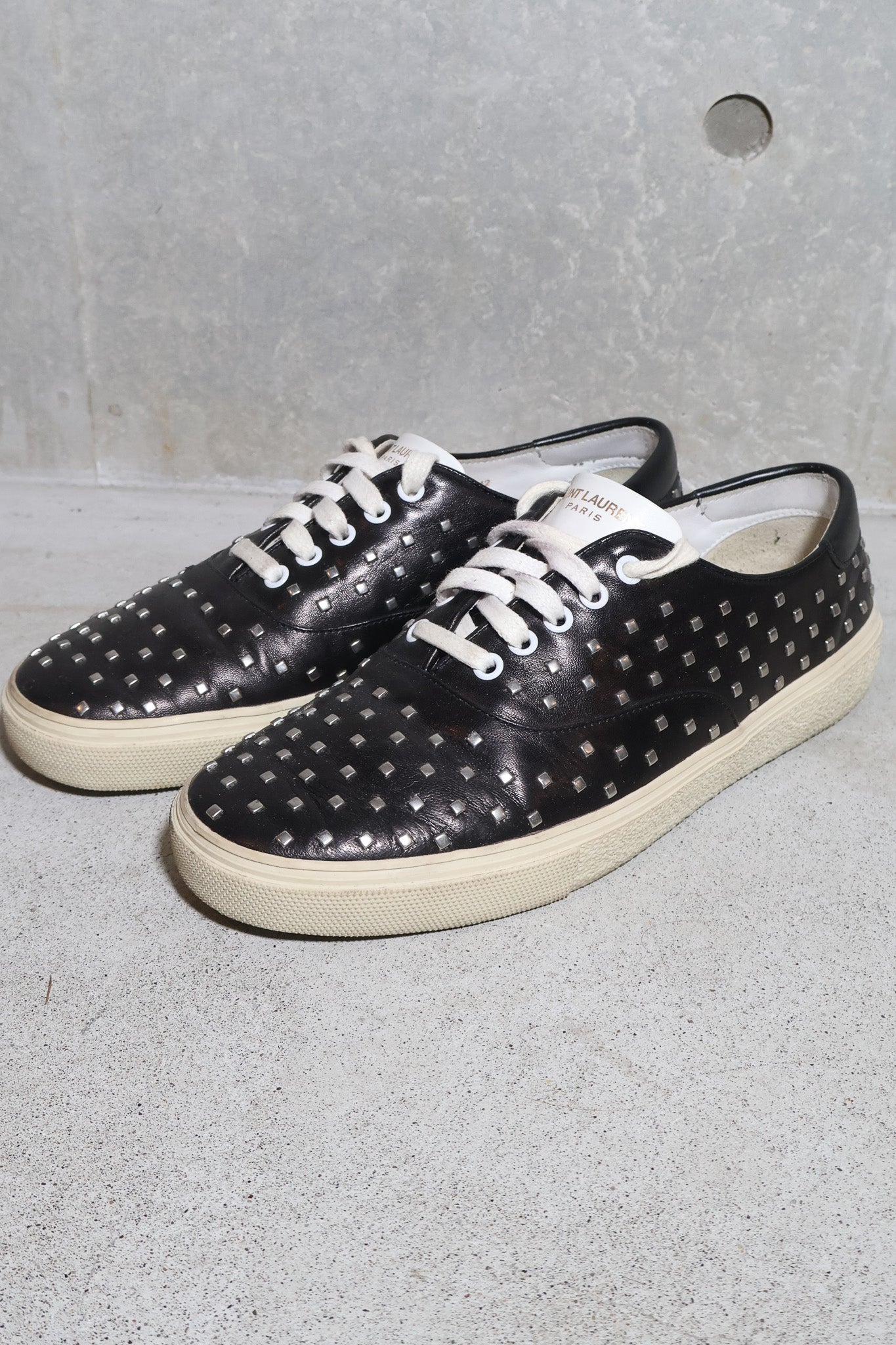 Saint Laurent Paris AW15 Leather Studded Sneakers