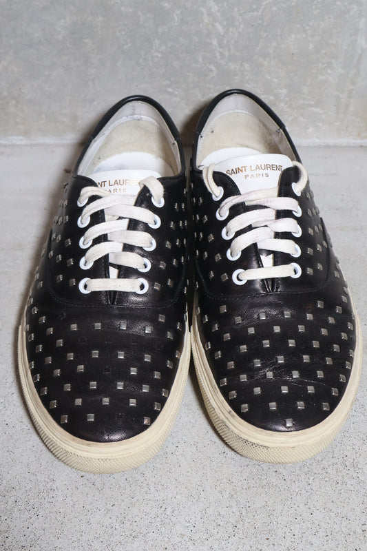 Saint Laurent Paris AW15 Leather Studded Sneakers