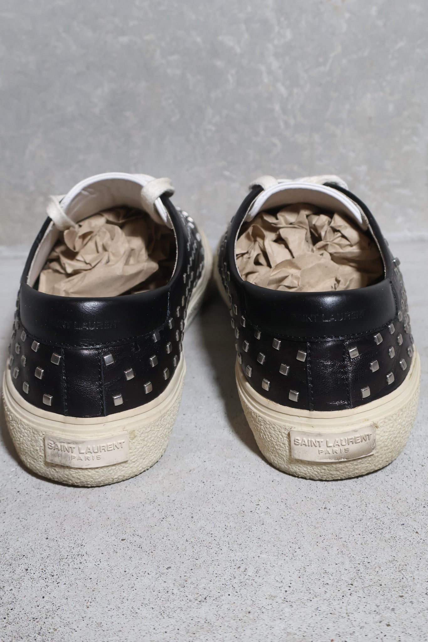 Saint Laurent Paris AW15 Leather Studded Sneakers