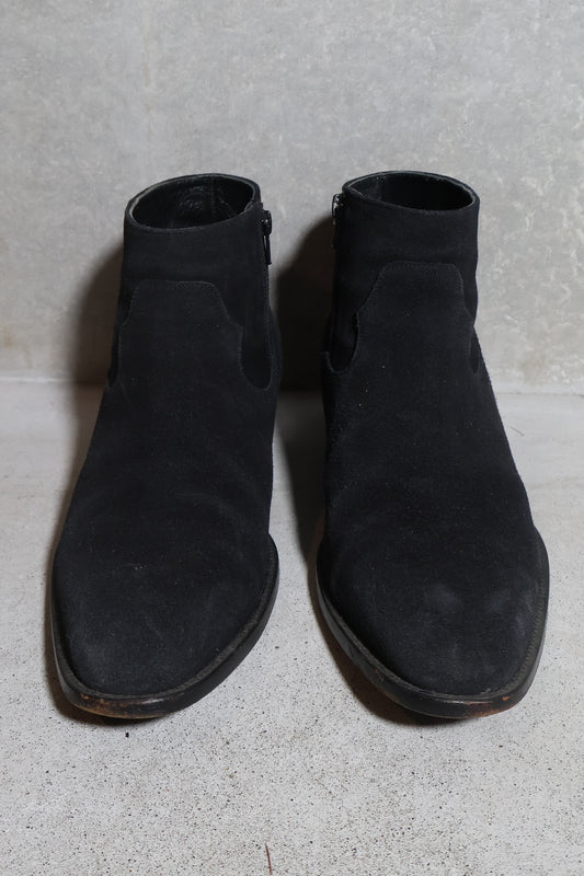 Saint Laurent Paris AW13 Suede Heeled Boots
